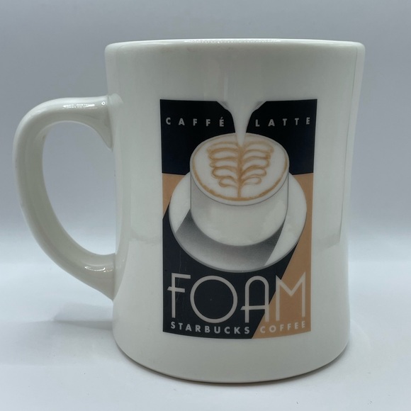STARBUCKS Barista 16 oz MUG Caffe Latte FOAM 4.5x4.5" Coffee Tea Cocoa 2002 - Picture 3 of 8